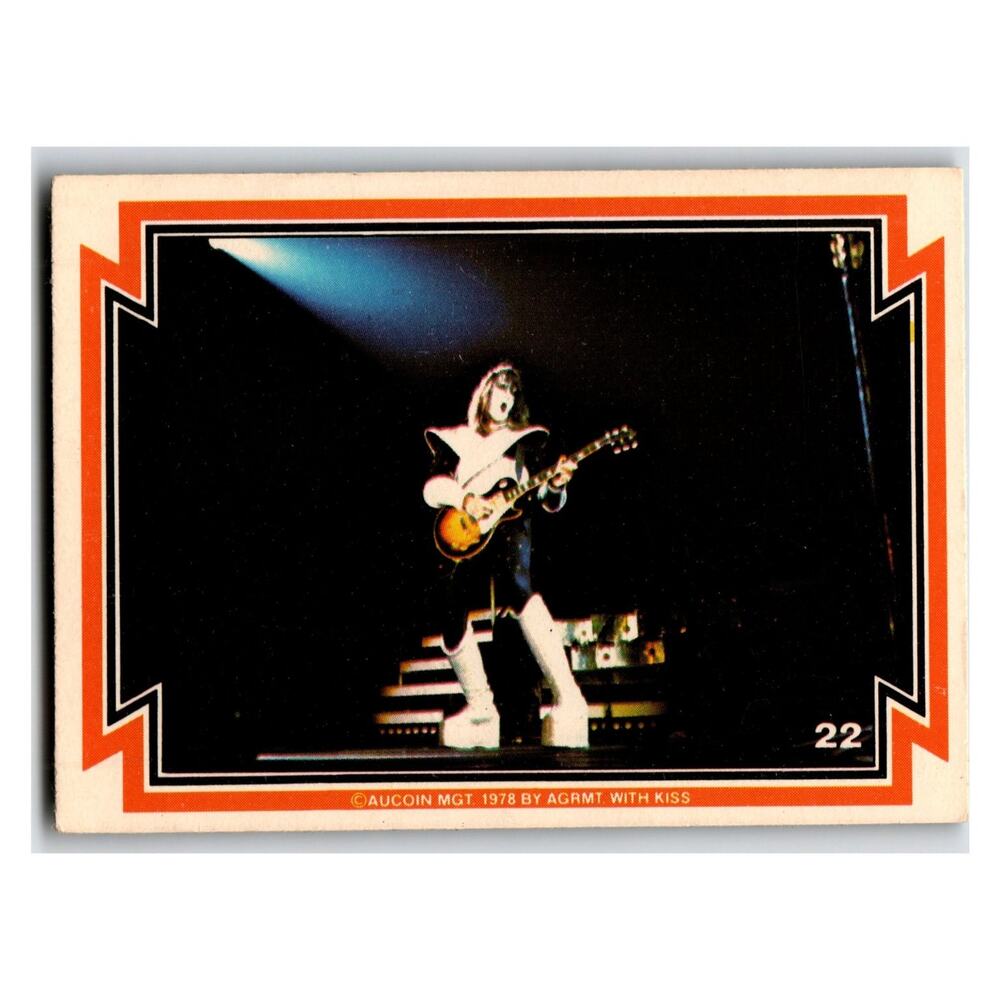 Donruss Ace Frehley 1978 Kiss Card 22 Vintage Music